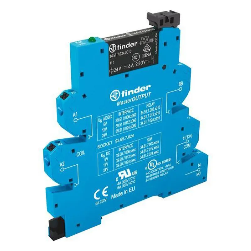 Finder EMR-Koppelrelais MasterOUTPUT Push-In Technik