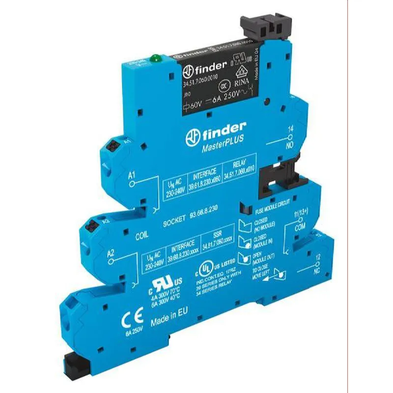 Finder EMR-Koppelrelais MasterPLUS Push-In Technik