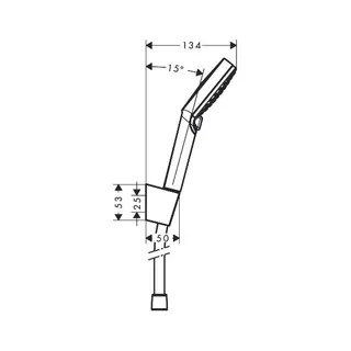 Hansgrohe Crometta Vario Porter Brauseset (weiß/chrom) – Bild 2