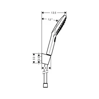 Hansgrohe Raindance Select E120 Brauseset (chrom) – Bild 2