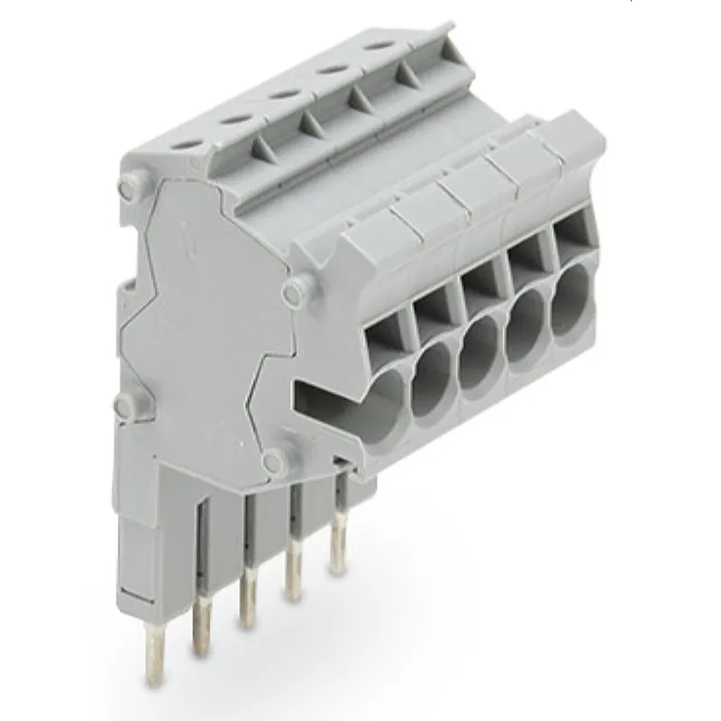 WAGO Modularer TOPJOB®S-Steckverbinder anreihbar für Brückerschlitze grau 2002-555