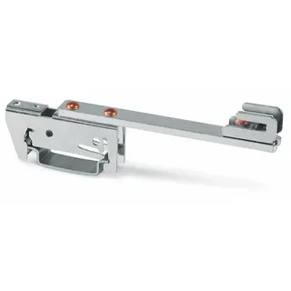 WAGO Sammelschienenhalter für Sammelschienen Cu 10 mm x 3 mm einseitig, gerade silberfarben 790-302