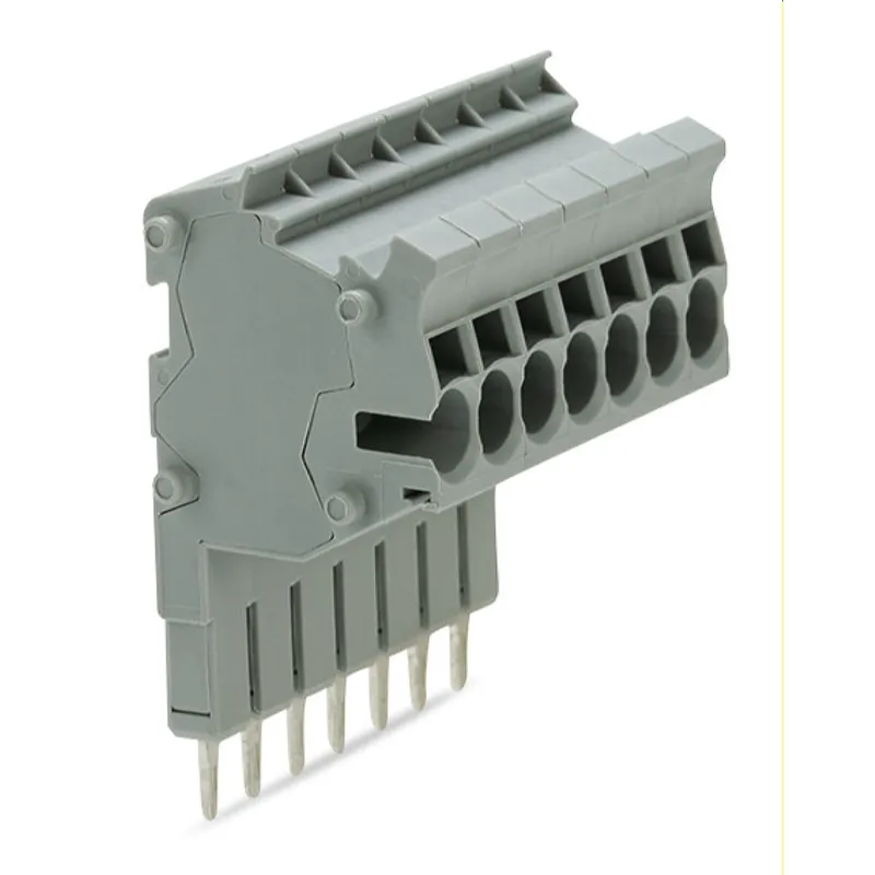 WAGO Modularer TOPJOB®S-Steckverbinder anreihbar für Brückerschlitze grau 2002-557