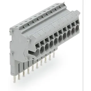 WAGO Modularer TOPJOB®S-Steckverbinder anreihbar für Brückerschlitze grau 2002-560