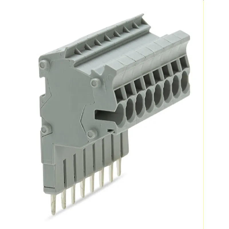 WAGO Modularer TOPJOB®S-Steckverbinder anreihbar für Brückerschlitze grau 2002-558