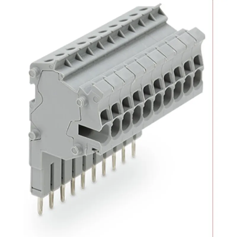 WAGO Modularer TOPJOB®S-Steckverbinder anreihbar für Brückerschlitze grau 2001-560
