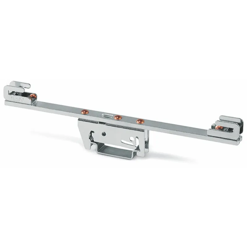 WAGO Sammelschienenhalter für Sammelschienen Cu 10 mm x 3 mm beidseitig, gerade silberfarben 790-312