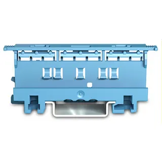 WAGO Befestigungsadapter Serie 221 - 4 mm? zur Montage auf TS 35/Schraubmontage blau 221-500/000-006