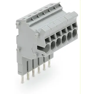 WAGO Modularer TOPJOB®S-Steckverbinder anreihbar für Brückerschlitze grau 2002-556