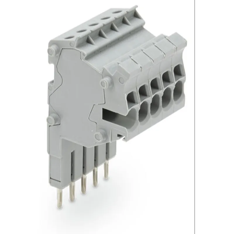WAGO Modularer TOPJOB®S-Steckverbinder anreihbar für Brückerschlitze grau 2001-555