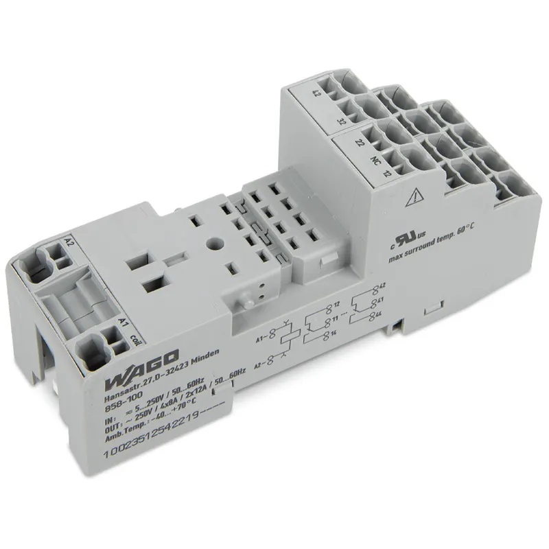 WAGO Relaissockel 4 Wechsler 858-100