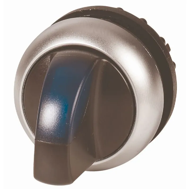 EATON Electric Leuchtwahltaster M22-WLKV-B blau 2 Stellugen rastend