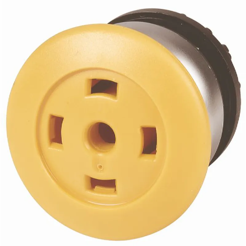 EATON Electric Pilzdrucktaste M22-DP-Y-X gelb