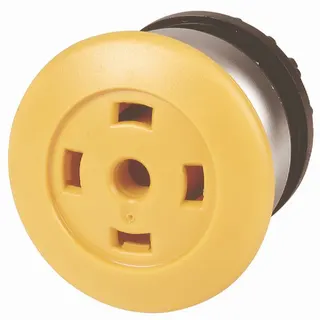 EATON Electric Pilzdrucktaste M22-DP-Y-X gelb