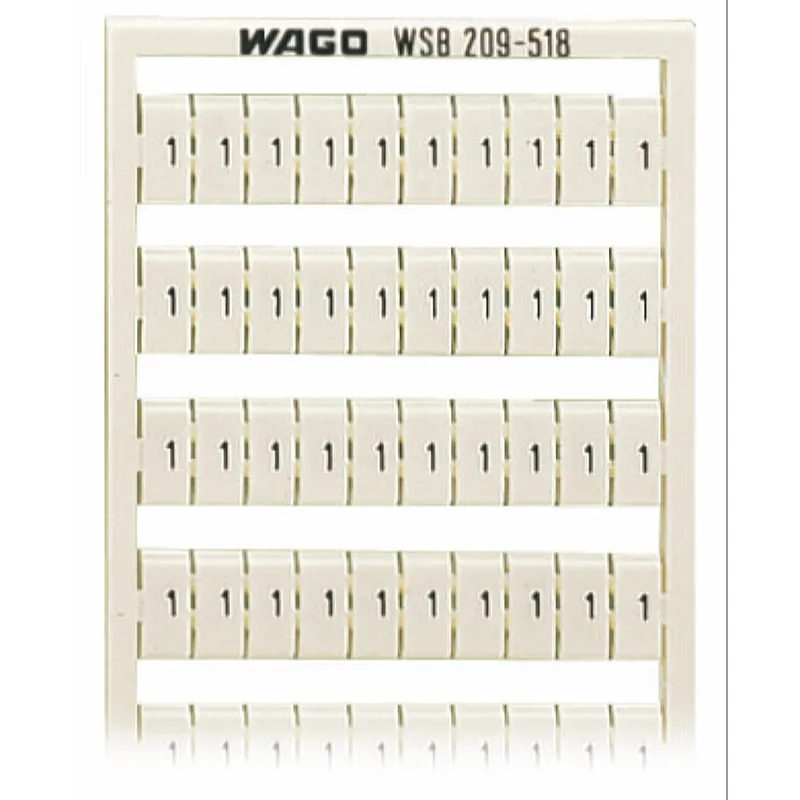 WAGO WSB Bezeichnungskarte 209-518 AUFDR.W: 1/2 (50X)