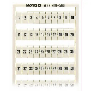 WAGO WSB Schnellbeschriftung 209-566 1...50