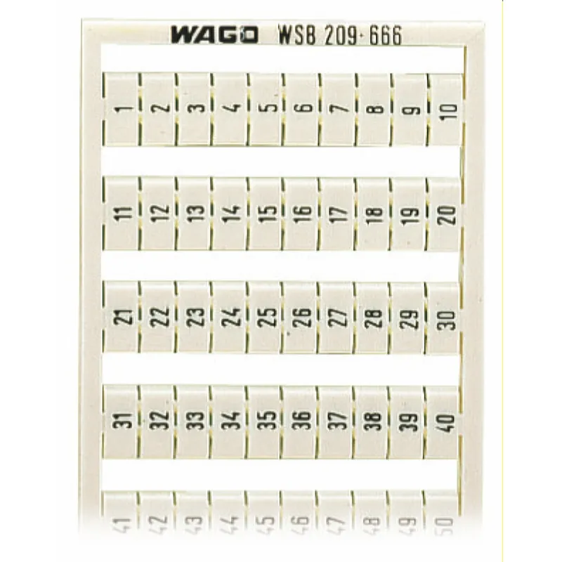 WAGO WSB-Schnellbeschriftungssystem 209-666