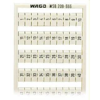 WAGO WSB-Schnellbeschriftungssystem 209-666