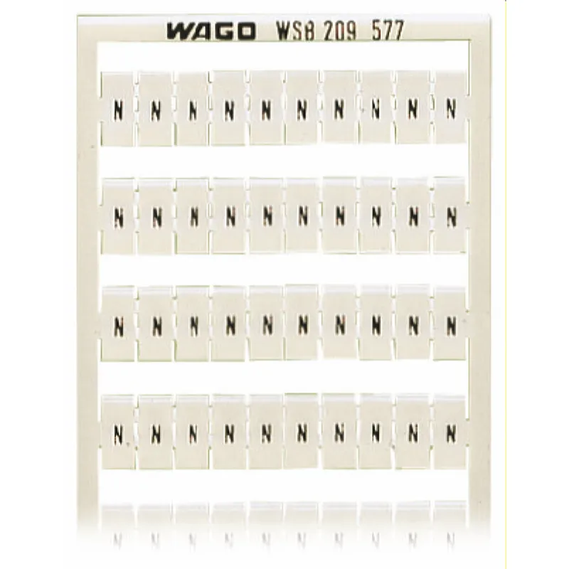 WAGO WSB Schnellbeschriftung 209-577 Aufdruck N (100X)