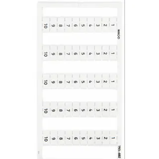 WAGO WMB Beschriftungsystem 793-602 Aufdruck 1-10 (10X)