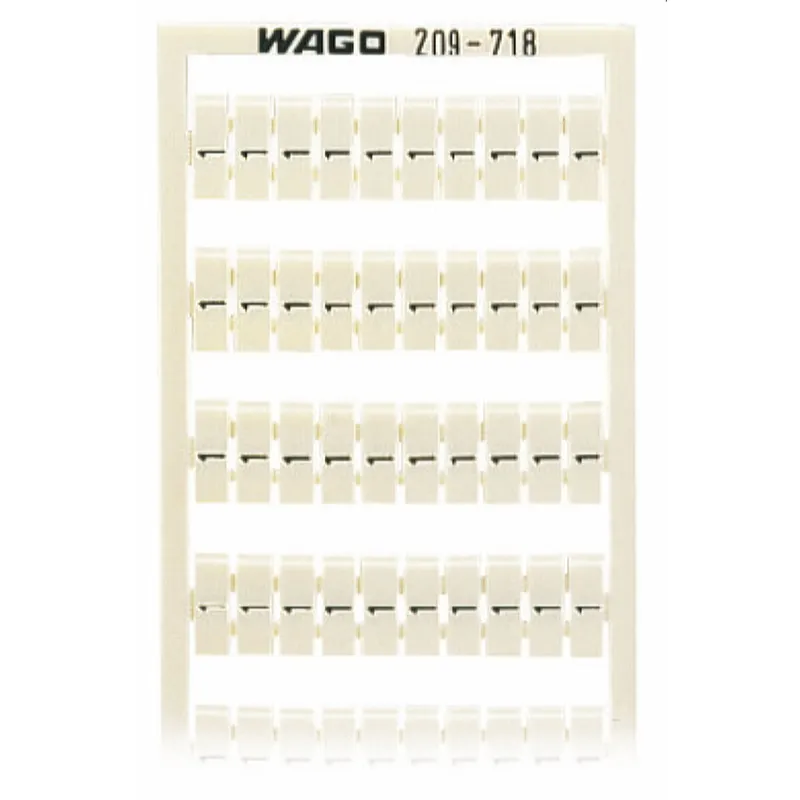 WAGO WSB Bezeichnung 209-718 Aufdruck Senkrecht 1/2 (50X)