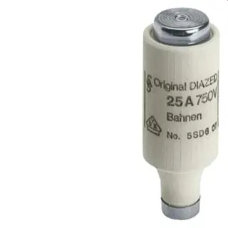 Siemens DIAZED-Sicherungseinsatz Gleichstrom-Bahnanlagenschutz 5SD602
