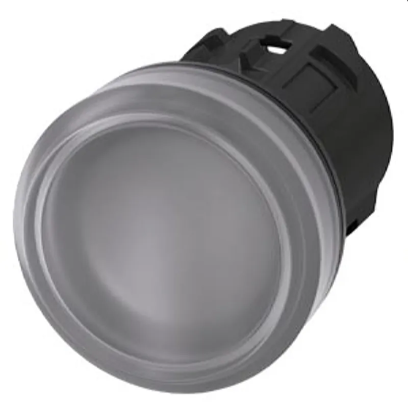 Siemens Leuchtmelder 22mm rund klar Linse glatt 3SU1001-6AA70-0AA0