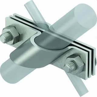 OBO Anschlusslasche 2760 25 V4A für Runddraht 25mm