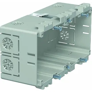 OBO Geräteeinbaudose 2390/8T2 2fach steingrau