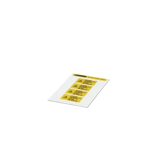 Phoenix Contact Warnschild PML-W301 (52X26) gelb Blitzpfeil