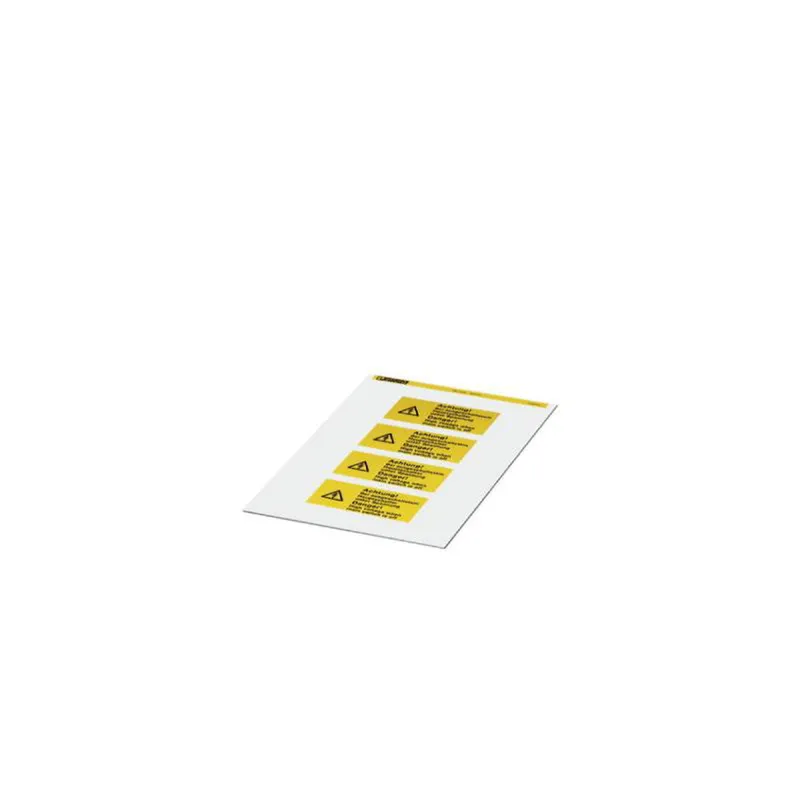 Phoenix Contact Warnschild PML-W301 (105X52) gelb Blitzpfeil