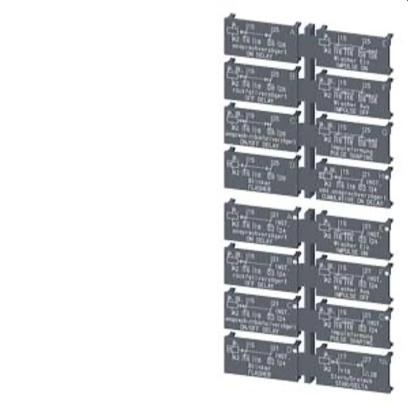 Siemens Schildersatz für Multifunktionsgerät 2W 16Funkt. 3RP2901-0B