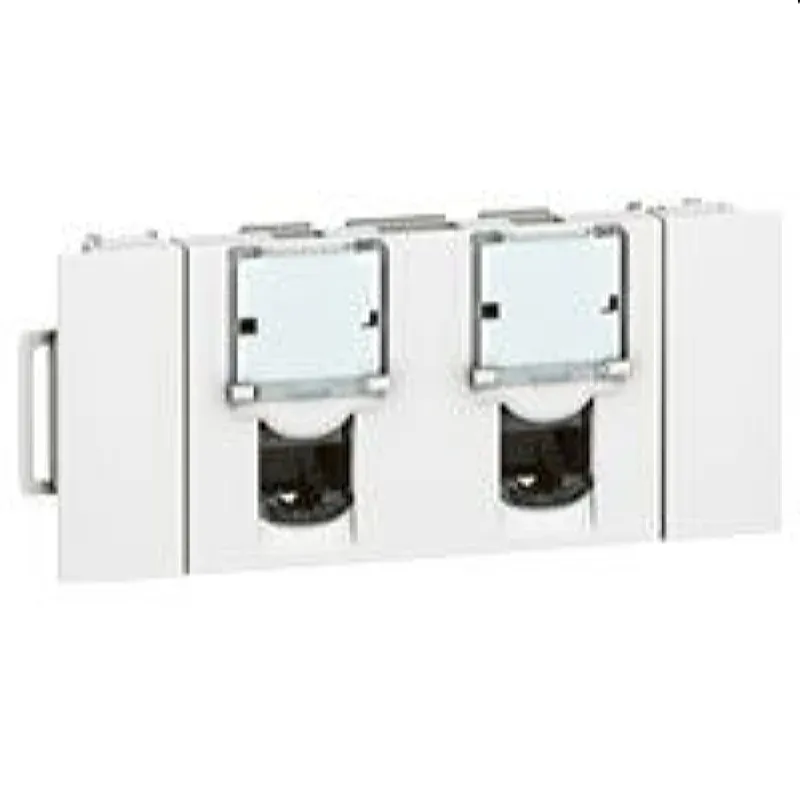 Legrand Einsatz Mosaic 1-f.RJ45 Kat6A 3-mod.ultraws