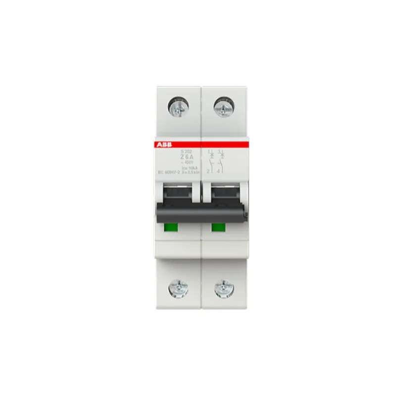 ABB Stotz-Kontakt Sicherungsautomat S202-Z6 Z-Char.6 kA 6 A 2P