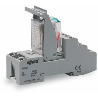 WAGO Relaismodul Eingangsnennspannung DC 24 V 2 Wechsler 858-324