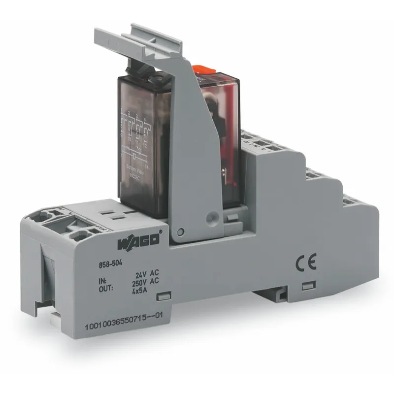 WAGO Relaismodul Eingangsnennspannung AC 24 V 4 Wechsler 858-504