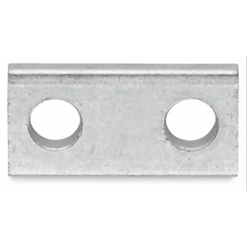 WAGO Brücker 2-fach blank silberfarben 885-408