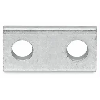 WAGO Brücker 2-fach blank silberfarben 885-406