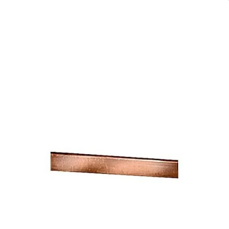 Siemens Flachkupfer 12x5mm 2,4m lang blank 8WC5123