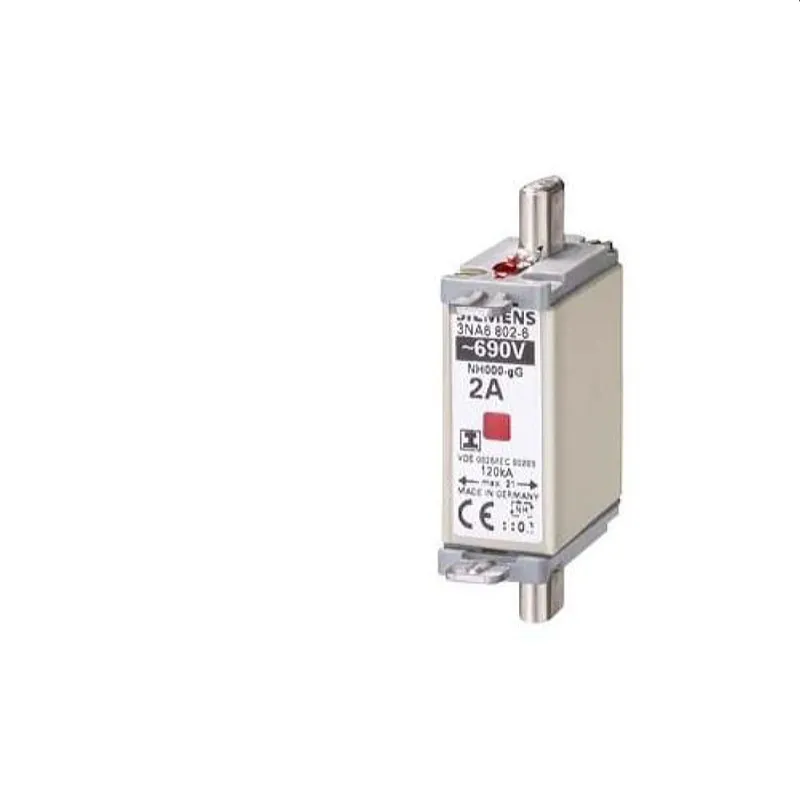 Siemens NH-Sicherungseinsatz mit isol. Griffl. Gr.000 2A 3NA6802-6