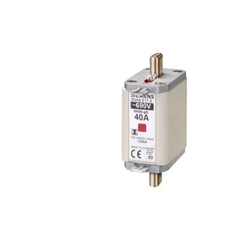 Siemens NH-Sicherungseinsatz mit isol. Griffl. Gr.00 40A 3NA6817-6