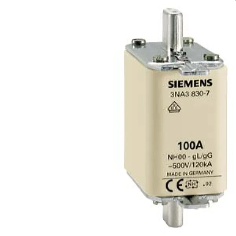 Siemens NH-Sicherungseinsatz gL/gG Stirnkennm Gr00 160A AC500V/DC250V 3NA3836