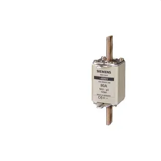 Siemens NH-Sicherungseinsatz mit Stirnkennmelder Gr.2 80A 3NA3224-6