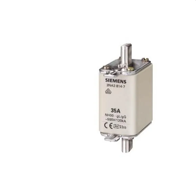 Siemens NH-Sicherungseinsatz mit Stirnkernmelder 63A 3NA3822-7