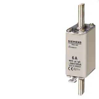 Siemens NH0-Sicherungseinsatz mit Stirnkernmelder 20A 3NA3007
