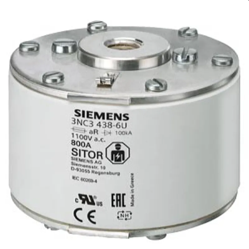 Siemens SITOR-Sicherungseinsatz für Halbleiterschutz 400A aR 1250V AC 3NC3432-6U