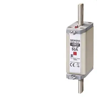 Siemens NH-Sicherungseinsatz mit isol. Griffl. Gr.1 50A 3NA6120-6