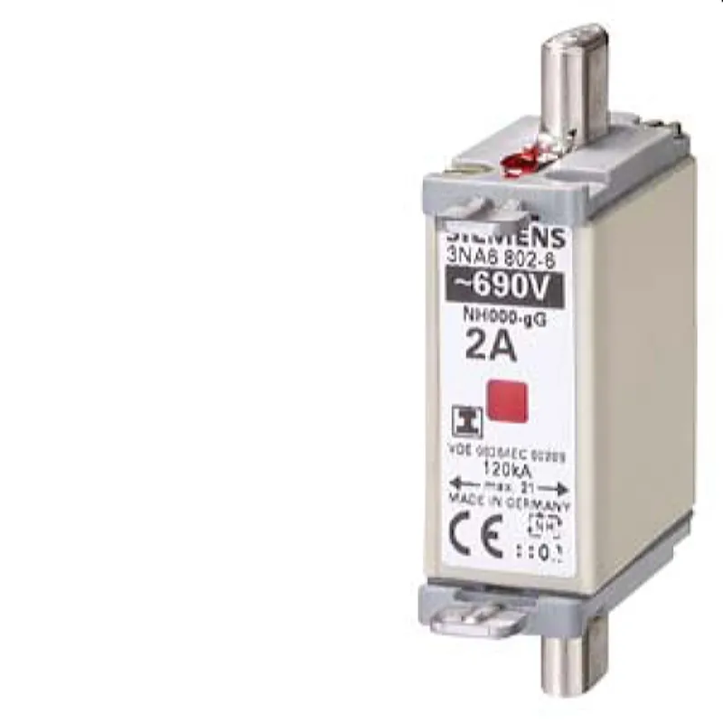 Siemens NH-Sicherungseinsatz mit isol. Griffl. Gr.000 4A 3NA6804-6