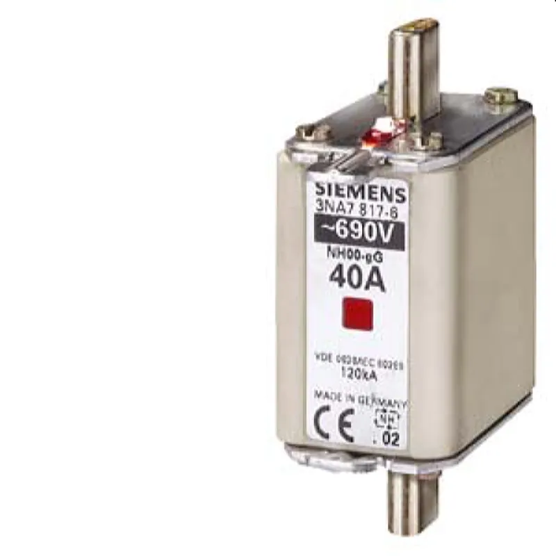 Siemens NH-Sicherungseinsatz Gr.00 40A AC690V/DC250V 3NA7817-6