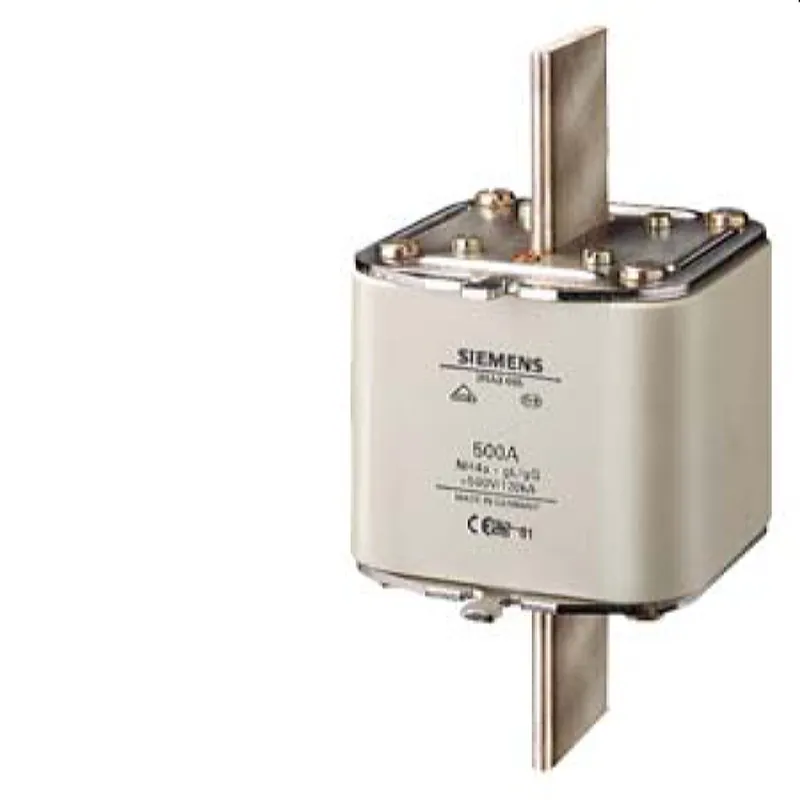 Siemens NH-Sicherungseinsatz mit Stirnkennmelder Gr.4A 500A 3NA3665